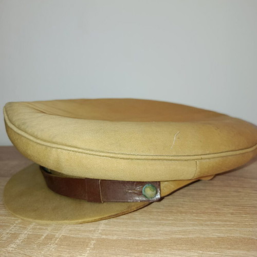 Military cap used, 1950s-60s, lower officer, summer
