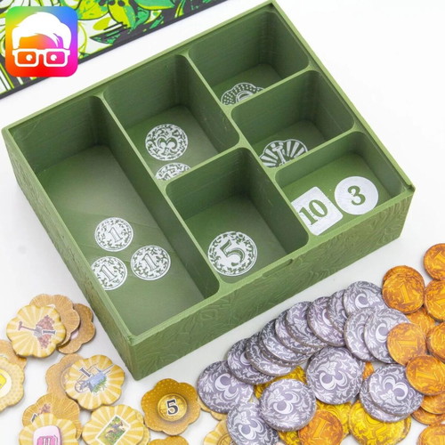 Botanicus Board Game Organizer with Greenhouse Insert new