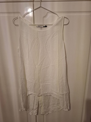 Ale asymmetrical tunic white new, size L