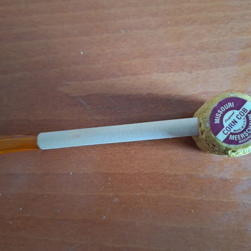 Missouri corn cob tobacco pipe without filter new
