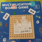 Educational multiplication board game like new