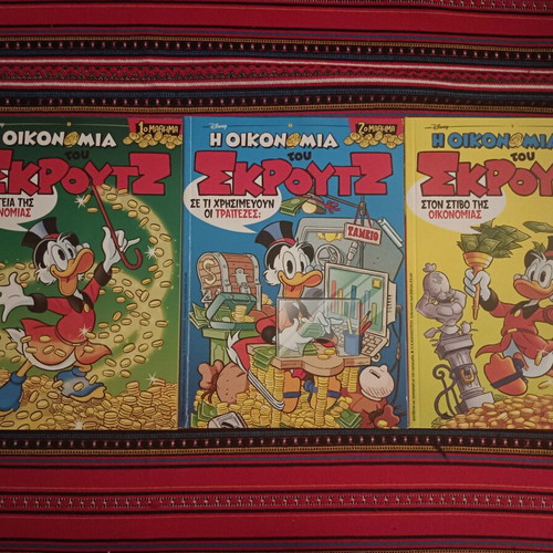 The Economy of Scrooge comics, issues 2 and 4