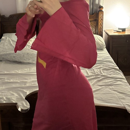 Fornarina Y2K midi dress like new, size M, pink