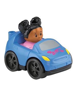 Fisher Price Little People γαλάζιο αυτοκινητάκι με φιγούρα κοριτσιού νέο