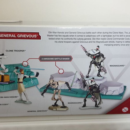 Star Wars Battle Packs Unleashed Obi-Wan Kenobi vs General Grievous Hasbro new
