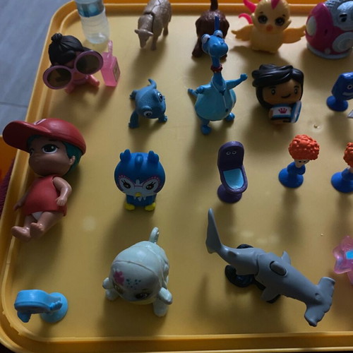 Small toys used for ages over 3