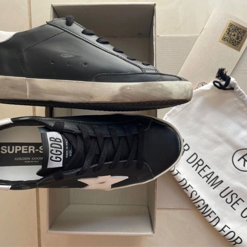 Golden Goose Classic Super Star shoes like new, size 37, black-white