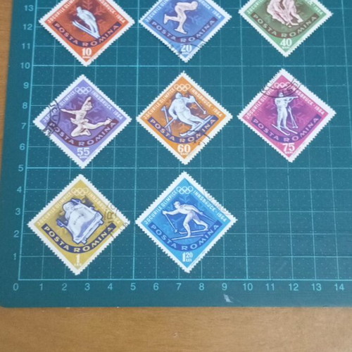 Romanian stamps Winter Olympic Games Innsbruck 1964 like new