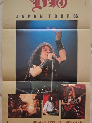 Αφίσα BURRN! Dio Japan Tour 1986
