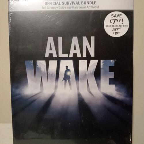 Alan Wake Official Survival Collectors Edition Strategy Guide and Artbook Prima Games new