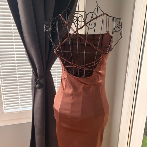 H&M elegant brown dress, size S