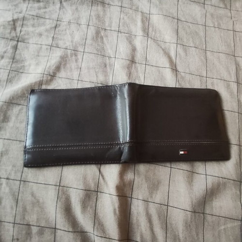 Tommy Hilfiger wallet used, brown color