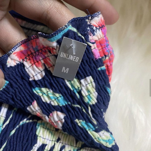 Victoria's Secret Pink strapless top new blue
