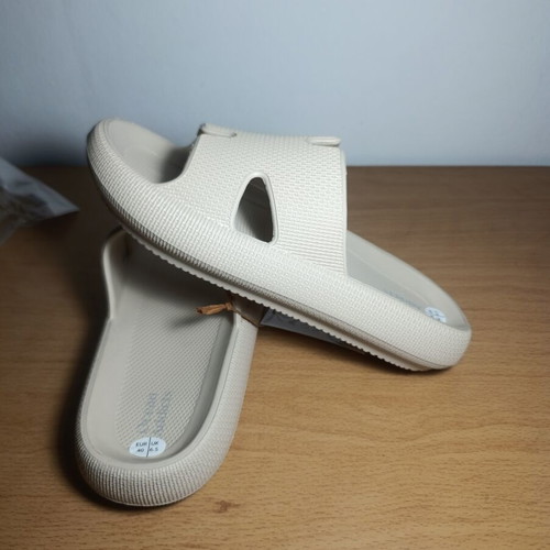 Ocean Addicts Slide Sandals, beige