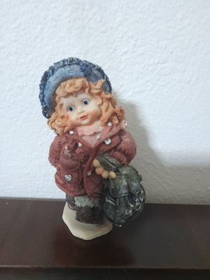 Decorative girl figurine used