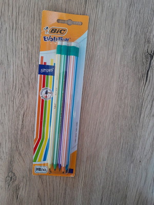BIC pencils pack of 5 with eraser new