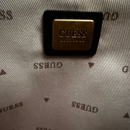 Guess Black Tote Bag brand new, smooth faux leather