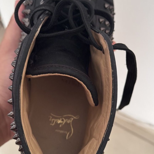 Christian Louboutin Louis Orlato flat spikes sneakers like new, size 45.5