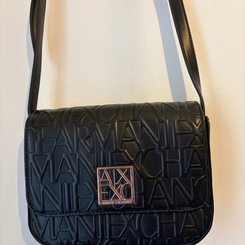 Armani Exchange black crossbody bag like new