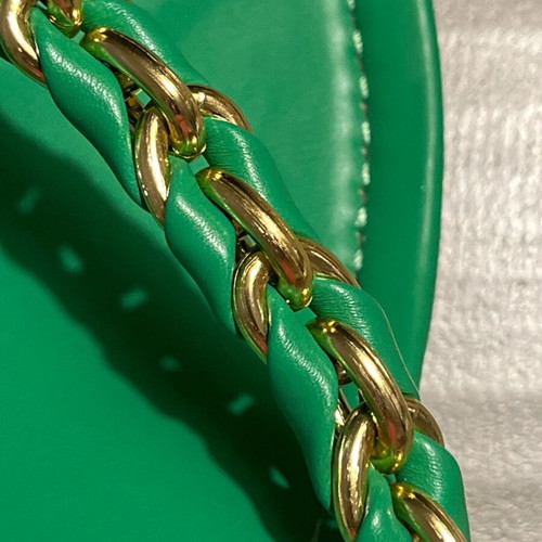 Jenny Fairy green leather sandals like new with gold details size 39