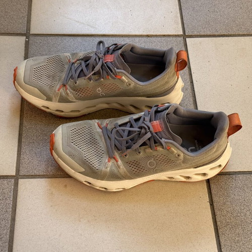 On Running Cloudsurfer Trail men's running shoes used, size EU 41