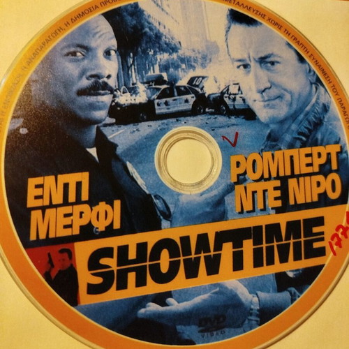 Showtime DVD like new, 2002 movie starring Robert De Niro and Eddie Murphy