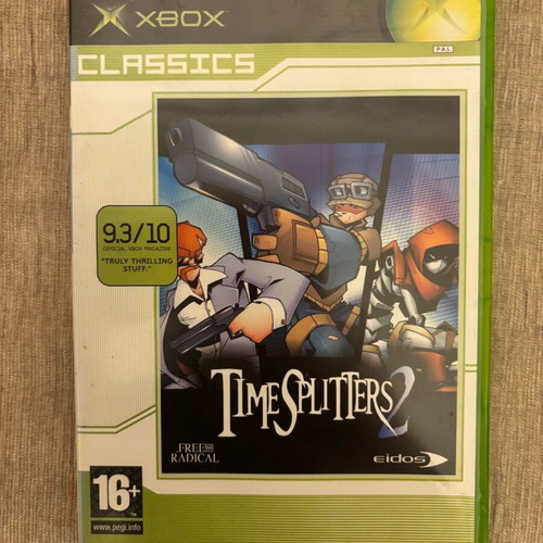 Timesplitters 2 Xbox Original used, complete English version