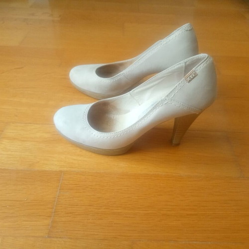 Xti pumps used, size 37, beige, medium to high heel