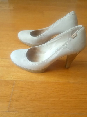 Xti pumps used, size 37, beige, medium to high heel