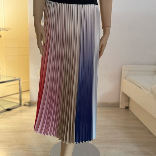 #OFFER# until 05/08 Karl Lagerfeld pleated colored rainbow skirt with elastic at the waist