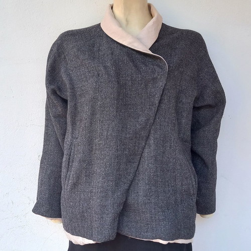 Double-sided wool jacket like new, size M