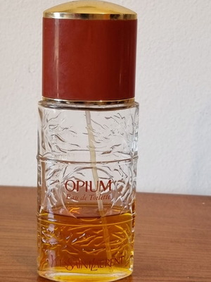 Vintage YSL Old Version Opium Eau de Toilette spray used 100ml