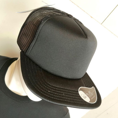 Atlantis 890 Snap five-panel jockey cap new, black unisex
