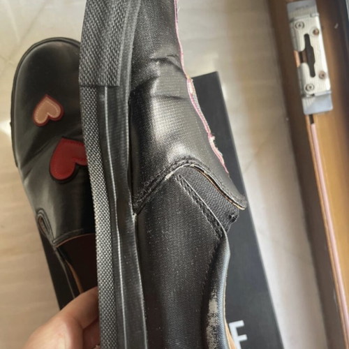 Love Moschino shoes used, leather, size 39, black