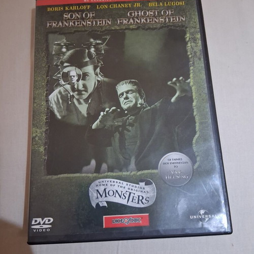 Son of Frankenstein Ghost of Frankenstein DVD like new with Greek subtitles