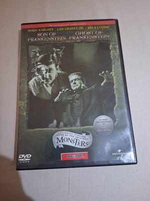 Son of Frankenstein Ghost of Frankenstein DVD like new with Greek subtitles