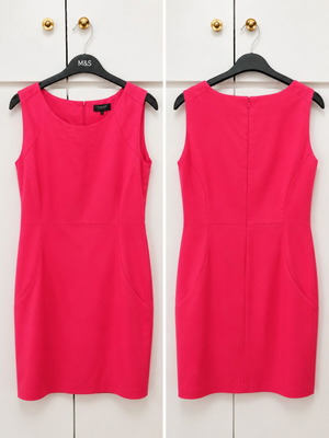 Magnum office dress, pink, size M-L