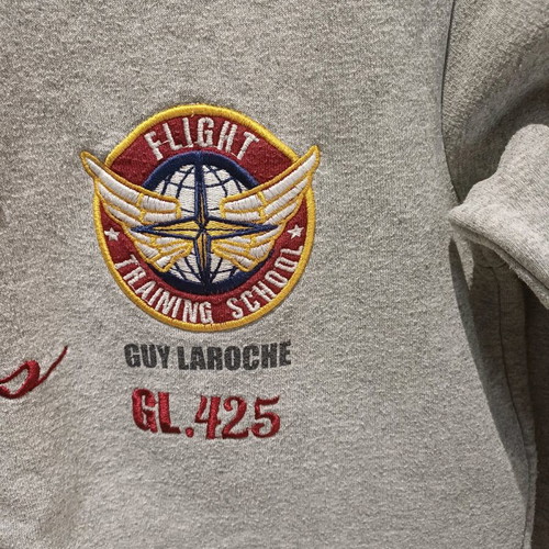 Guy Laroche boys' sweatshirt like new, grey, 11-12 years