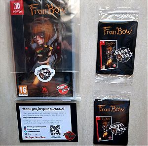 Fran Bow & 3 Card Packs Super Rare Games Nintendo Switch!