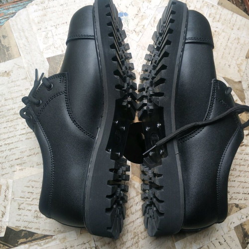 Brandit Phantom 3 Eyelet Derby Oxford leather shoes new, size 43, black