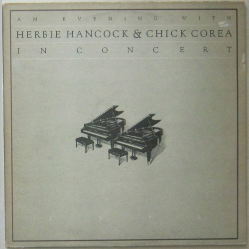 Herbie Hancock & Chick Corea An evening with... double LP used, jazz