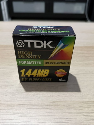 TDK Floppy Disks New Pack of 10