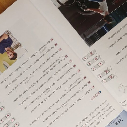 Station B1 German Language Test Book like new