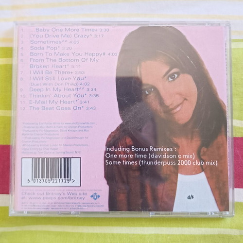 Britney Spears Baby One More Time CD unofficial German edition used