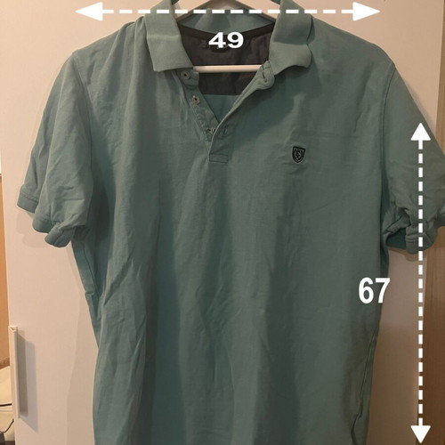 Pre End summer polo-type t-shirt medium light green like new