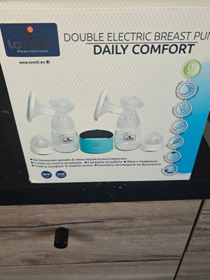 Lorelli double breast pump like new with unused nipples