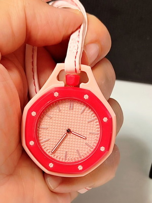 Fashion pocket watch keychain with octagon design and box new
