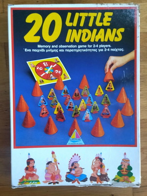 20 Little Indians used, Desyllas board game