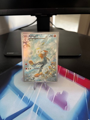 Pokémon TCG Raboot Stellar Crown Illustration Rare Holo card mint