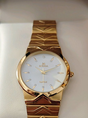 Mema women's watch 27mm gold like new